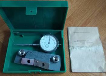 Czujnik zegarowy CCCP USSR 0,01mm urządzenie do regulacji luzów zaworowych