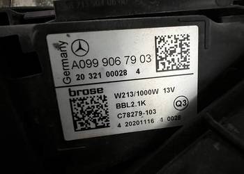 Chłodnice do Mercedesa W213 – Stan dobry