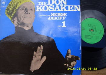 Folk plyta LP ; SERGE JAROFF--DIE KOSACEN. HOLLAND.