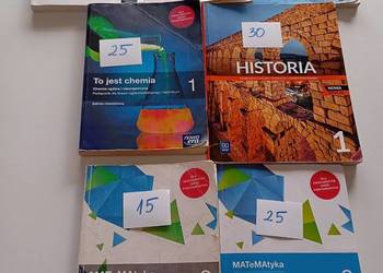Podręczniki komplet 130 zł 1,2 kl  LO