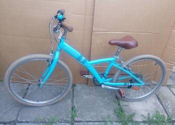 rower dziecięcy BTwin koła 24 cale +kask