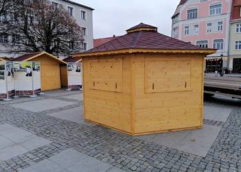 DOMEK HANDLOWY 6 4M DREWNIANY KIOSK SKLEPIK PRODUCENT