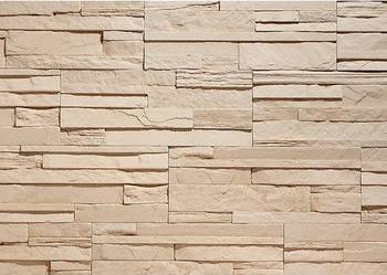 Płytki Dekoracyjne, Ozdobne, Panel 3D, Cegła z Fugą - Kamień