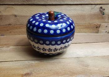 Ceramiczny pojemnik z pokrywką Jabłko