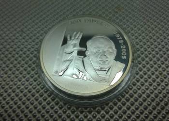 Numizmat Jan Paweł II 1978-2005 srebrny medal
