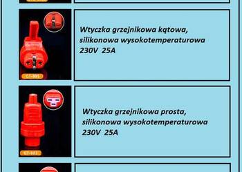 Wtyczka silikonowa grzejnikowa