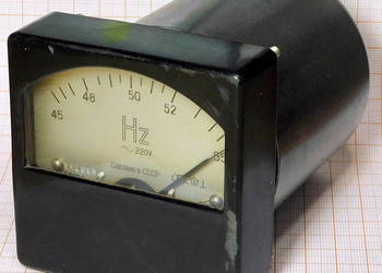 Przyrząd częstościomierz 50Hz 220V HERCOMIERZ częstościomierz [K14]