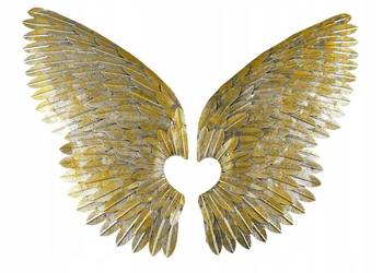 METALOWE Skrzydła dekoracyjne na ściane galmour sypialnia METALOWE Skrzydła dekoracyjne na ściane galmour sypialnia