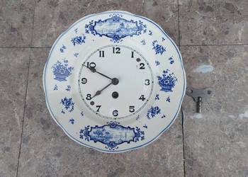 108 Stary zegar kuchenny chodzik balansowy fajans ceramika