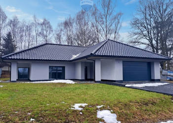 Nowy piękny dom parterowy obok Jeziora Rybnickiego