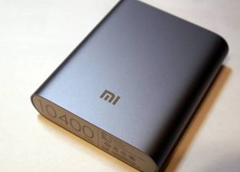 Powerbank Mi Xiaomi 10400 mAh komplet etui przewód do ładowania USB