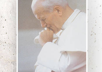 Jan Paweł II obrazek A4, plakat z papieżem Polakiem, Karol Wojtyła plakat