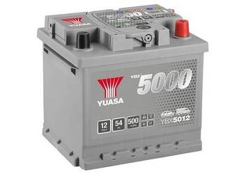Akumulator Yuasa Silver 12V 54Ah 500A YBX5012 P+