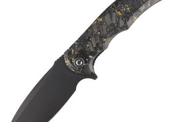 Nóż składany Civivi Praxis Shredded Carbon Fiber / Golden Shred, Black Sto…