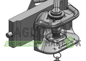 ZACZEP MANUALNY CZARNY 314/20/30 SCHARMULLER