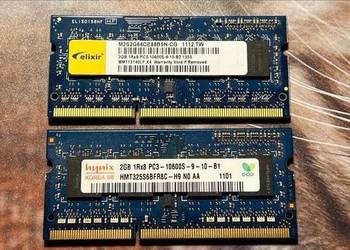 Pamięć 4GB RAM DDR3 do laptopa 2x2GB