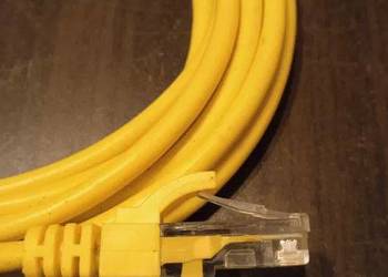 10x Kabel żółty Patch Cord RJ45 Cat 5e 1,5 metra