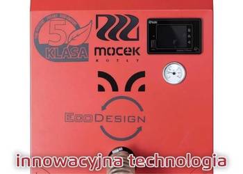 Kocioł na pellet, Moceko 12kW, piec na dotacje czyste drewno