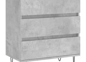 Komoda szarość betonu 60x35x70 cm materiał drewnopochodny WM-827184
