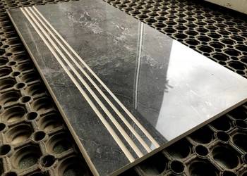 MARMUROWE SCHODY stopnica połysk IMPERIAL GRAFIT 30x60