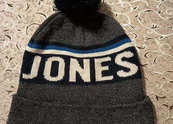 Męska Czapka Zimowa Beanie Jack & Jones Szara z Pomponem Akryl