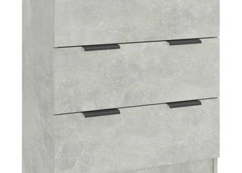 Szafka szarość betonu 60x30x70 cm materiał drewnopochodny WM-811074