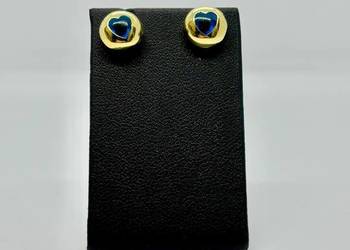 Złote Kolczyki pr. 585 1,64g Serca