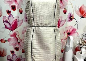 h&m sukienka elegancka ołówkowa modny wzór i fason roz.40/42