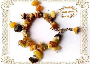 Bransoletka z agatem handmade