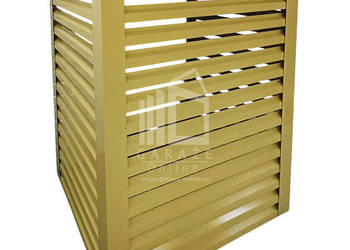 Osłona klimatyzatora – pompy ciepła 120x80x180cm cm Piaskowy ID1149