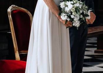 Suknia ślubna - rozmiar 36, wzrost ok 170cm