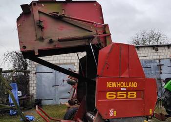 Prasa new Holland 658 nowe pasy zamiana rozrzutnik
