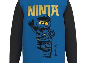 116 Bluza Lego Ninjago niebiesko czarna Kabooki wiek 5+