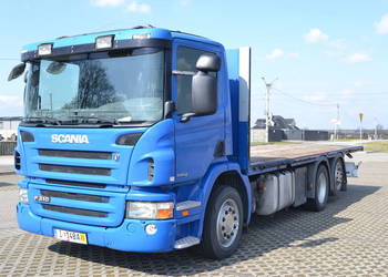 Scania P 310 TRZECIA OŚ SKRĘTNA PLATFORMA dł. 7,35 m tylko 520 000 km