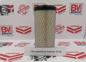 Yanmar B15, filtr powietrza, B15,SV 17,SV 18