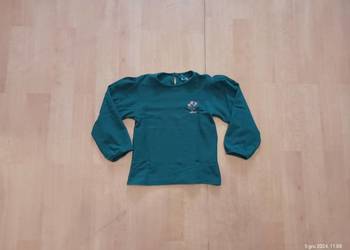 Bluzka bluzeczka koszulka 5.10.15 Kids - zielona, szerokie rękawy