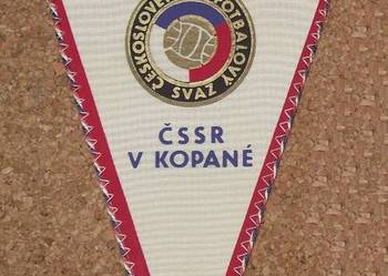 Czechosłowacki Związek Futbolowy Od reprezentacji proporczyk Czechosłowacki Związek Futbolowy Od reprezentacji proporczyk