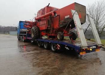 Transport słomy, siana, maszyn rolniczych i budowlanych