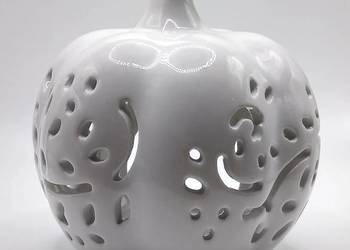 Dynia Ażurowa Świecznik Halloween do podgrzewaczy tealight