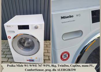 Pralka Miele W1 WWE767WPS, 8kg, TwinDos, CapDos, prog. dla ALERGIKÓW