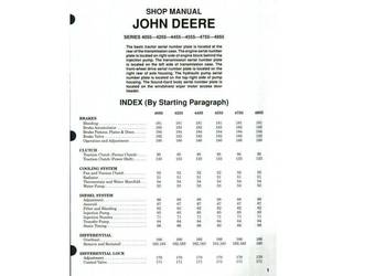 JOHN DEERE 4055, 4255, 4455, 4555, 4755, 4955 instr. naprawy
