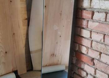 Duże lustro loft 169x50 cm – stalowa rama (surowa stal)