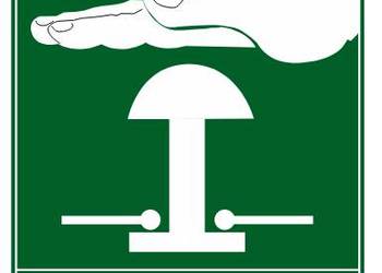 Naklejka znak informacyjny ZATRZYMANIE AWARYJNE GI005