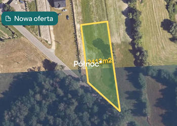 Działka ze stawem | 2412 m² | Aleksandrów