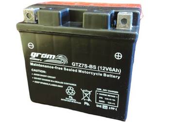 Akumulator motocyklowy GROM GTZ7S-BS YTZ7S-BS 12V 6Ah 120A P