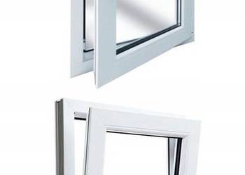 Okno PCV 60x60 R-rozwierno/U-uchylne Prawe/lewe Białe Nowe