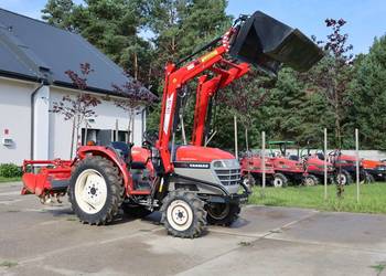 GLOBAL, mini traktorek Yanmar RS24D z ładowaczem, japoński, nie Kubota,