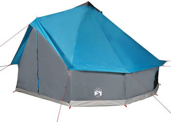 Namiot rodzinny tipi 12-os. niebieski wodoszczelny WM-94592