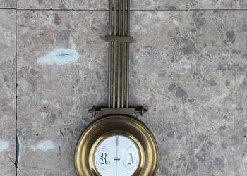 782 Wahadło rusztowe zegara ściennego Kienzle 8,5cm dł 29cm porcelanka