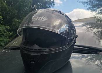 Kask motocyklowy blenda przeciwsłoneczna  podwójna szyba nie paruje  XS